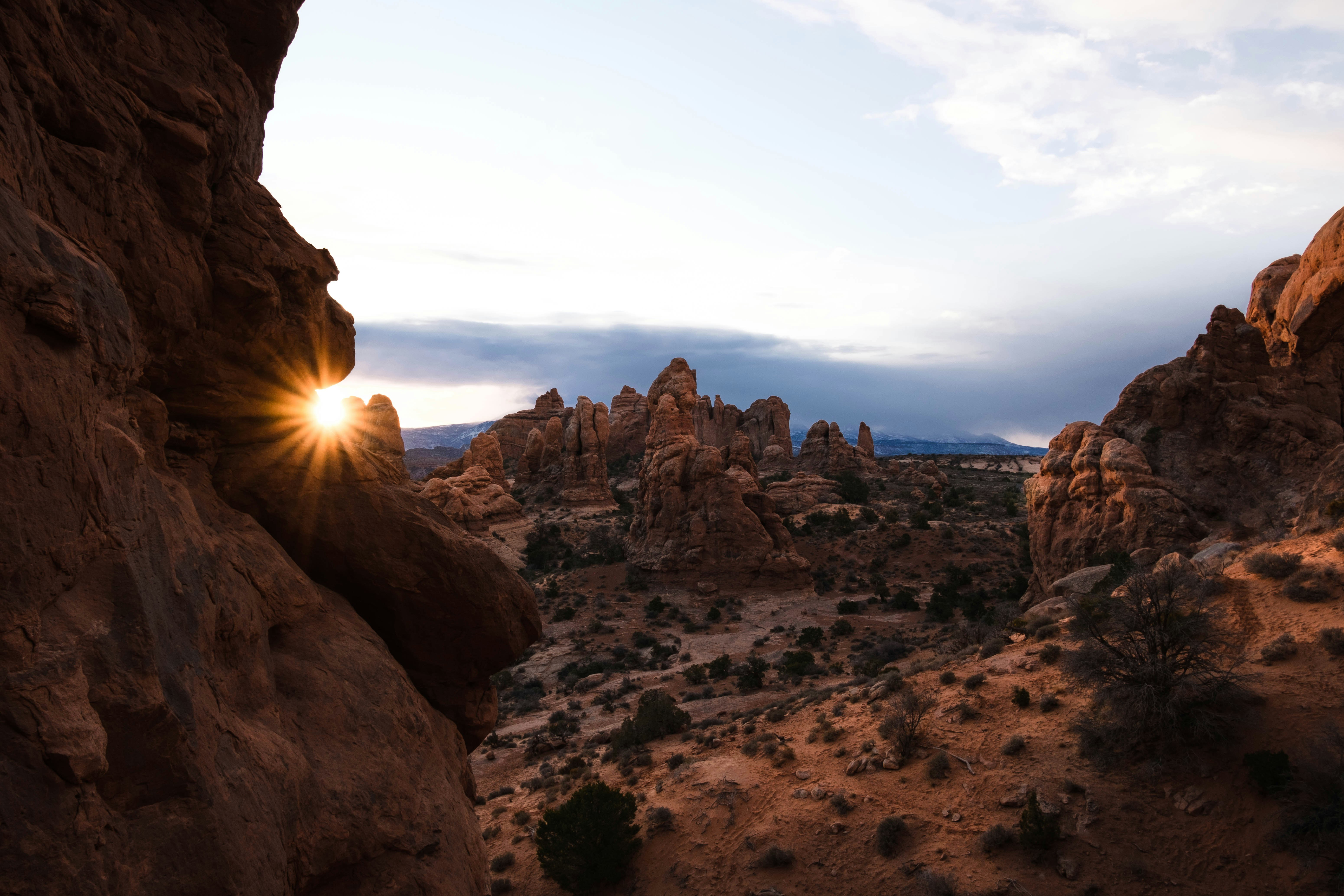 brown rock formation during daytime